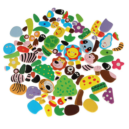 Ikonka Educatief Groot Multifunctioneel Bord - Magnetisch Bord Krijtbord Puzzel Dieren