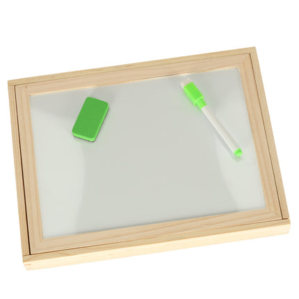 Ikonka Educatief Groot Multifunctioneel Bord - Magnetisch Bord Krijtbord Puzzel Dieren