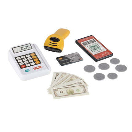 LULILO Melo Houten Marktkraam met Kassa – Speelgoedwinkel met Scanner, Geld & Producten – Educatief Rollenspel – 3+ Jaar