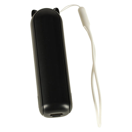 Mini USB Ventilator Opvouwbaar Zwart – Draagbare Handventilator – Oplaadbaar via USB-C – Bureauventilator – Powerbankfunctie