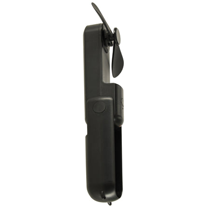 Mini USB Ventilator Opvouwbaar Zwart – Draagbare Handventilator – Oplaadbaar via USB-C – Bureauventilator – Powerbankfunctie