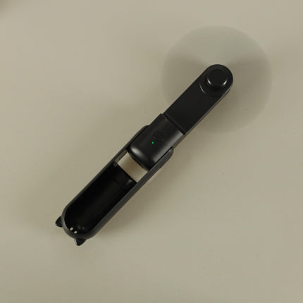 Mini USB Ventilator Opvouwbaar Zwart – Draagbare Handventilator – Oplaadbaar via USB-C – Bureauventilator – Powerbankfunctie