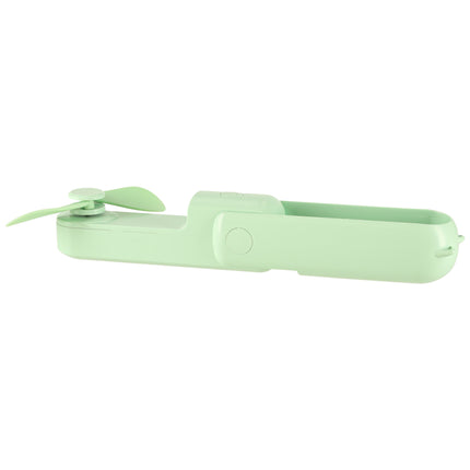 Mini USB Ventilator Opvouwbaar Groen – Draagbare Handventilator – Oplaadbaar via USB-C – Bureauventilator – Powerbankfunctie