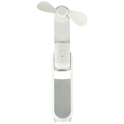 Mini USB Ventilator Opvouwbaar Wit – Draagbare Handventilator – Oplaadbaar via USB-C – Bureauventilator – Powerbankfunctie