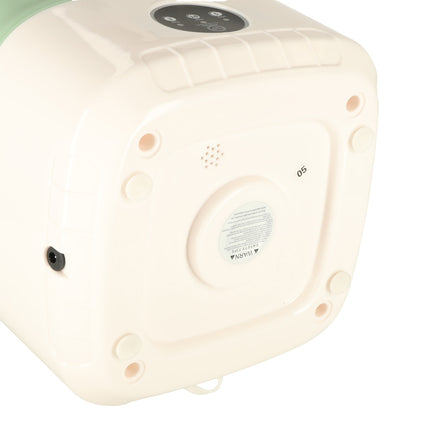 Ikonka Mini Draagbare Kleine Opvouwbare Reiswasser Wasmachine - Kleding & Lingerie - 11L - Groen