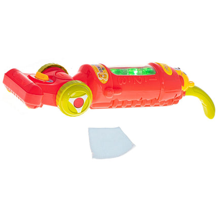 Ikonka Verticale Interactieve Kinderstofzuiger Met Geluid 46 cm - Kinderspeelgoed - Blauw Of Roze/Rood