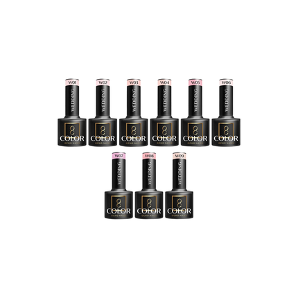 Ocho Nails W07 Professionele Hybride Bruidsnagellak - Roze UV Gellak - Wedding Nagellak 5 g