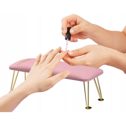 Momo Ergonomische Armsteun Manicure Kussen - Nagelstyliste Handkussen Nagelkussen 40 x 15 x 14 cm Roze
