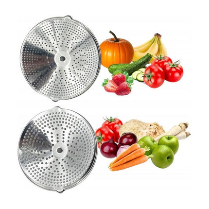 Tomatto Passeerzeef 20 cm – RVS – Met 2 Zeven – Voor Groente, Puree, Smoothies, Sauzen, Sappen & Jam