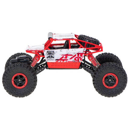 RC Voertuig Rock Crawler - RC Auto - 2.4 Ghz - 1:18 - Rood - Bestuurbare auto - Radiografisch Bestuurbare Auto - 4WD