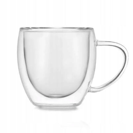 Dubbelwandig Koffieglas 250 ml – Thermoglas van Borosilicaatglas – Voor Koffie en Thee