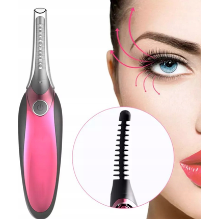 ActiveShop Elektrische Wimperkruller – USB Oplaadbare Verwarmde Lash Lift Krultang – 4 Temperatuurstanden – Veilig & Snel Wimpers Krullen – Draadloos Wimperstyling Apparaat