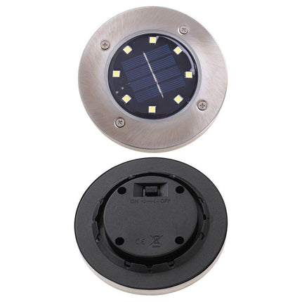 Solar Prikspots Tuinverlichting - Grondverlichting Tuinspots - Schemersensor Warm Wit - Oplaadbare Batterijen - 4 stuks