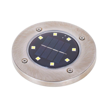 Solar Prikspots Tuinverlichting - Grondverlichting Tuinspots - Schemersensor Warm Wit - Oplaadbare Batterijen - 4 stuks