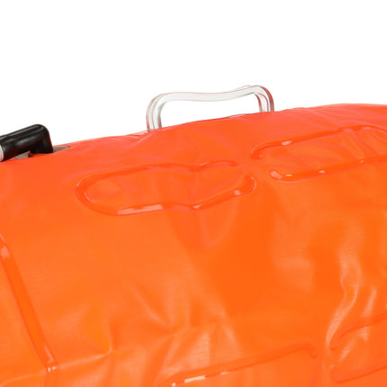 Zwemboei 20 Liter – Opblaasbare Reddingsboei – Waterdichte Zwemzak – Open Water Zwemmen – Met Fluitje – Oranje