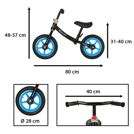 Trike Fix balance cross country loopfiets vanaf 2 jaar zwart