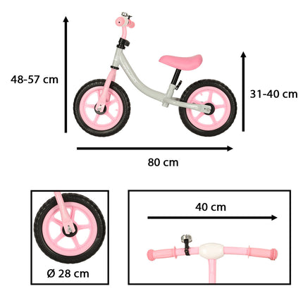 Trike Fix balance cross country loopfiets vanaf 2 jaar roze