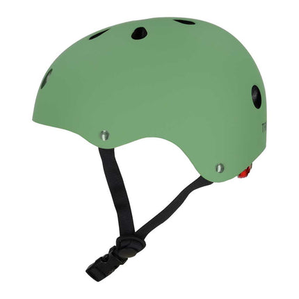 Kinderhelm maat S 48-54 cm – Fietshelm, Step Helm & Skatehelm voor Kinderen – LED Achterlicht – Groen