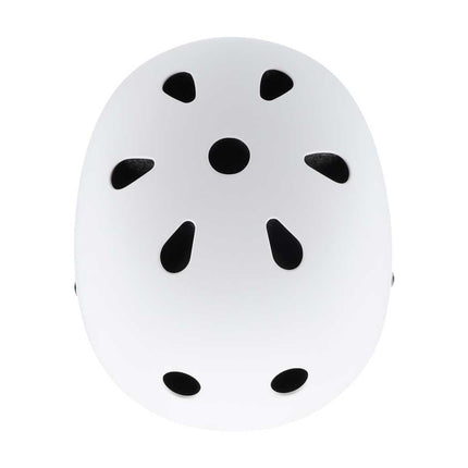 Kinderhelm maat S 48-54 cm – Fietshelm, Step Helm & Skatehelm voor Kinderen – LED Achterlicht – Wit / Roze