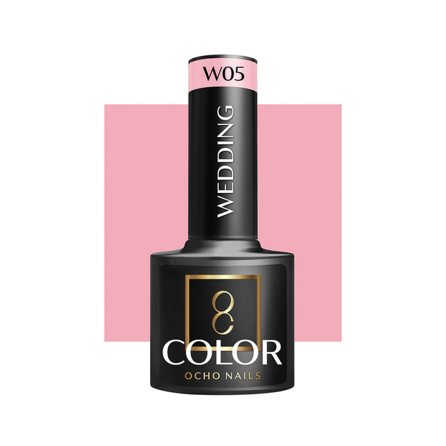 Ocho Nails W05 Professionele Hybride Bruidsnagellak - Roze UV Gellak - Wedding Nagellak 5 g