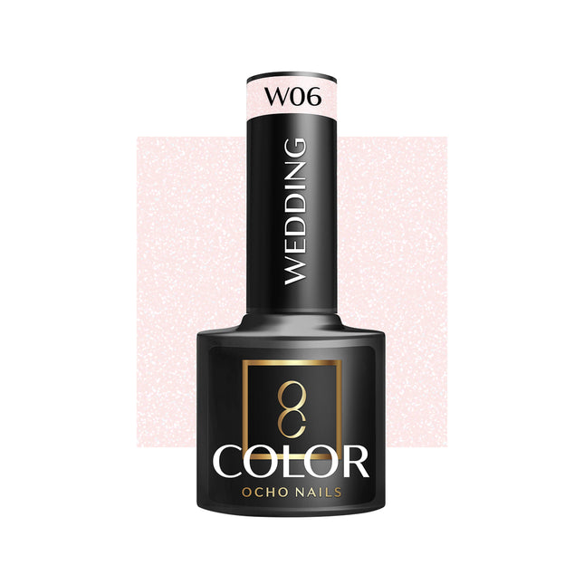 Ocho Nails W06 Professionele Hybride Bruidsnagellak - Roze UV Gellak - Wedding Nagellak 5 g