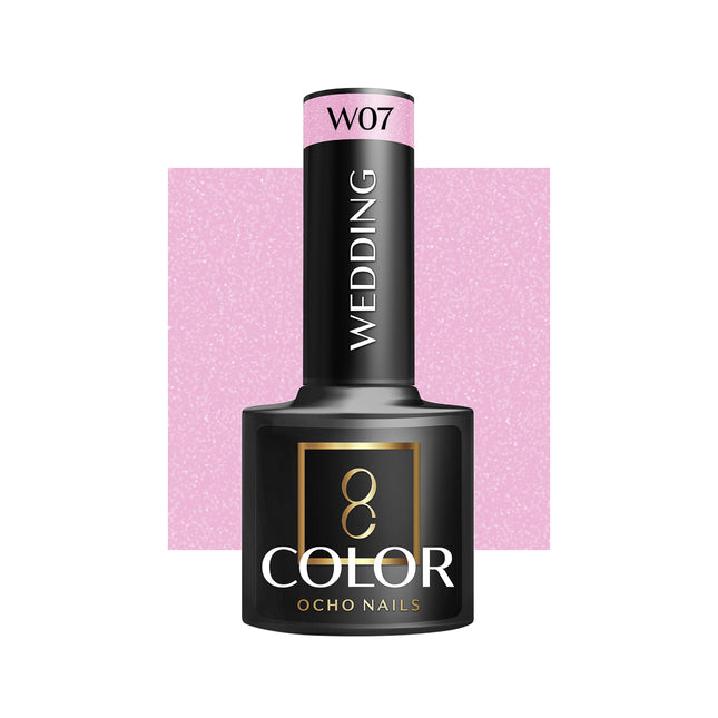 Ocho Nails W07 Professionele Hybride Bruidsnagellak - Roze UV Gellak - Wedding Nagellak 5 g