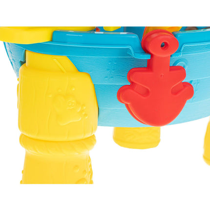 25-delige piratenschip zand of watertafel - Waterspeeltafel of zandbak met accessoires