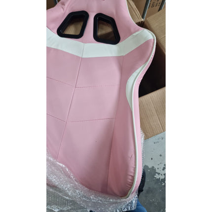 2de kansje Krüger&Matz GX-150 game stoel - gaming chair - gamingstoel - roze / wit