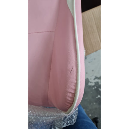 2de kansje Krüger&Matz GX-150 game stoel - gaming chair - gamingstoel - roze / wit
