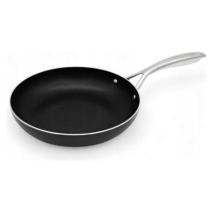 Meyerhoff Premium Pannenset 12‑delig – Aluminium – Zwart – Inclusief Koekenpan, Steelpan & Glazen Deksels – Geschikt voor Inductie