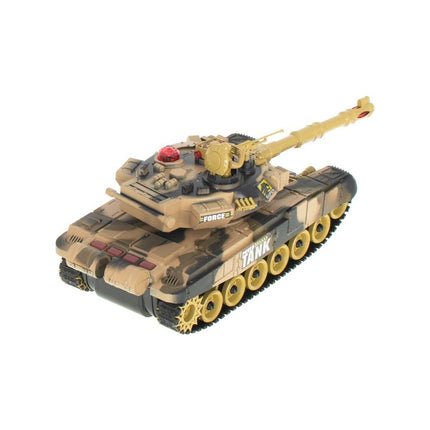 RC Speelgoed Tank Set van 2 - Afstandsbestuurbare Radiografische Tanks Met Geluid & Licht Effecten - Met Interne Accu - 2.4Gz - Set van 2 Stuks