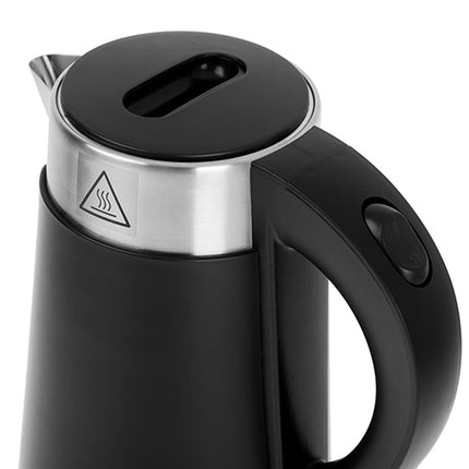 Adler AD 1372 Kleine Waterkoker 0,6 Liter 800W – Mini Waterkoker – Dubbelwandig – Zwart