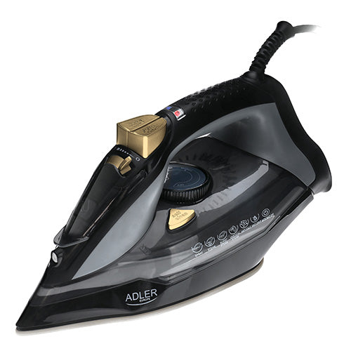 Adler AD 5038 Stoomstrijkijzer 3000W – Keramische Strijkzool – Verticale Stoomfunctie – 350 ml