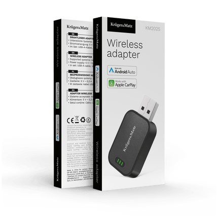 Krüger & Matz Draadloze CarPlay-adapter - Android Auto HL-CP03