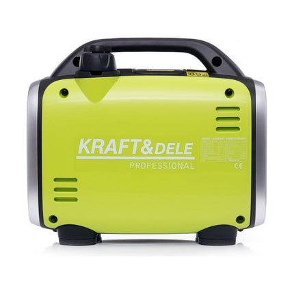 Kraft & Dele KD683 Inverter Generator Benzine Aggregaat 4-Takt met Stroomstabilisatie - 1300 Watt - met USB, 12V en 230V Stopcontact - Stroomgenerator