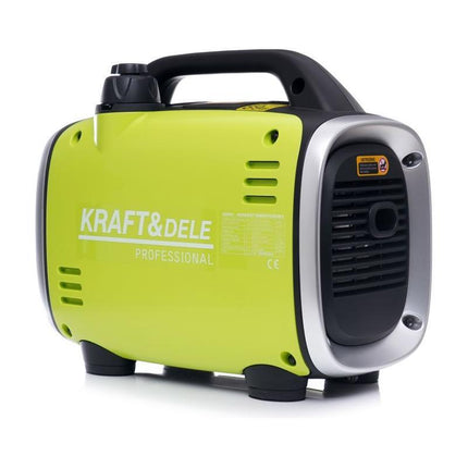Kraft & Dele KD683 Inverter Generator Benzine Aggregaat 4-Takt met Stroomstabilisatie - 1300 Watt - met USB, 12V en 230V Stopcontact - Stroomgenerator