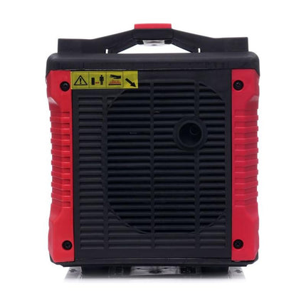 Kraft & Dele KD192 Draagbare Inverter Generator Benzine 4-Takt met Stroomstabilisatie 1000 - 1500 Watt - 1x 230V - Stroomgenerator - Rood