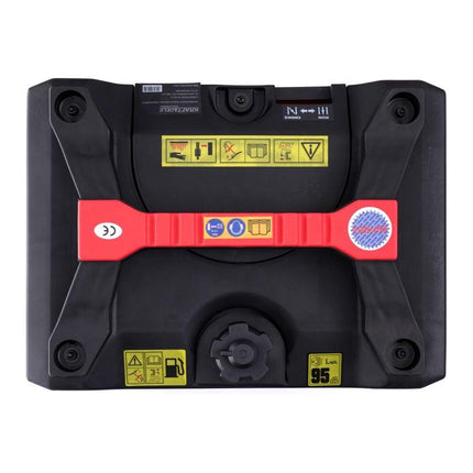 Kraft & Dele KD192 Draagbare Inverter Generator Benzine 4-Takt met Stroomstabilisatie 1000 - 1500 Watt - 1x 230V - Stroomgenerator - Rood