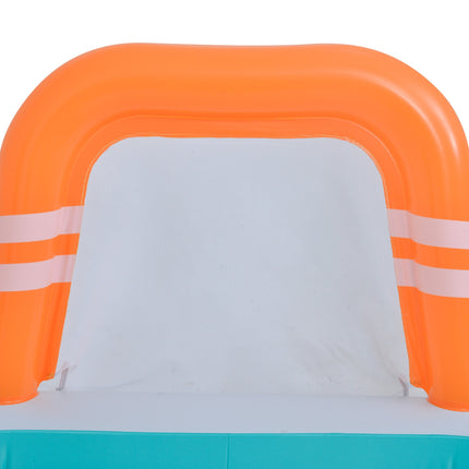 Sunclub Opblaasbaar Volleybal Zwembad 258 x 170 x 108 cm – Inclusief Volleybal & Net – Familie Zwembad 815 Liter – Speelzwembad voor Tuin