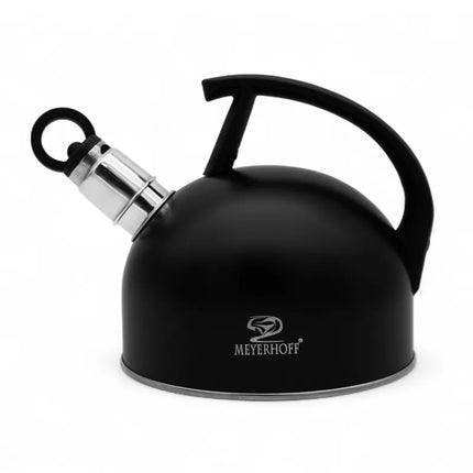 Meyerhoff Fluitketel 1,5 Liter – RVS Waterketel Inductie – Mat Zwart
