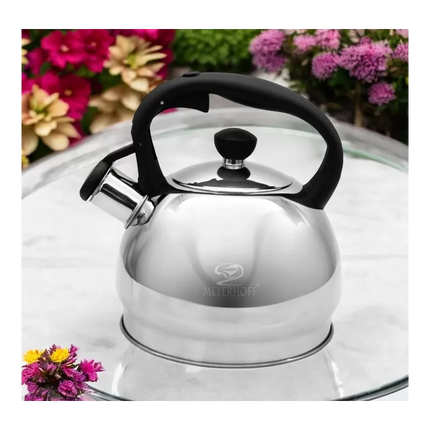 Meyerhoff RVS fluitketel 1,8 liter MH-4048A – Inductie fluitketel – Zilver – Compact en elegant design