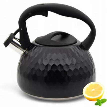 Meyerhoff RVS fluitketel 3 liter MH-4049 – Inductie fluitketel – Matzwart – Modern design