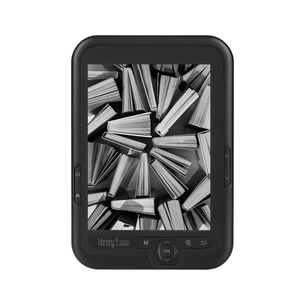 Kruger & Matz Library 4 E-reader 6-inch 8 GB inclusief beschermhoes en koptelefoon zwart
