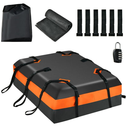 Trendmix Autodaktas 420L – Waterdichte Dakbagagetas – Dakkoffer Voor Auto Zonder Dakrails – Met Slot & Antislipmat