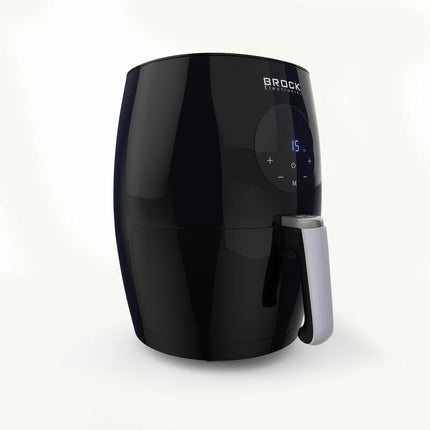 BROCK Digitale Airfryer 3.5L – 1200W Heteluchtfriteuse Zonder Olie – PFAS-vrij, Antiaanbaklaag & Touchscreen – Zwart