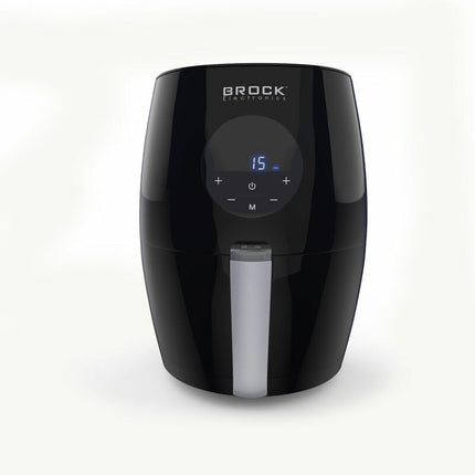 BROCK Digitale Airfryer 3.5L – 1200W Heteluchtfriteuse Zonder Olie – PFAS-vrij, Antiaanbaklaag & Touchscreen – Zwart