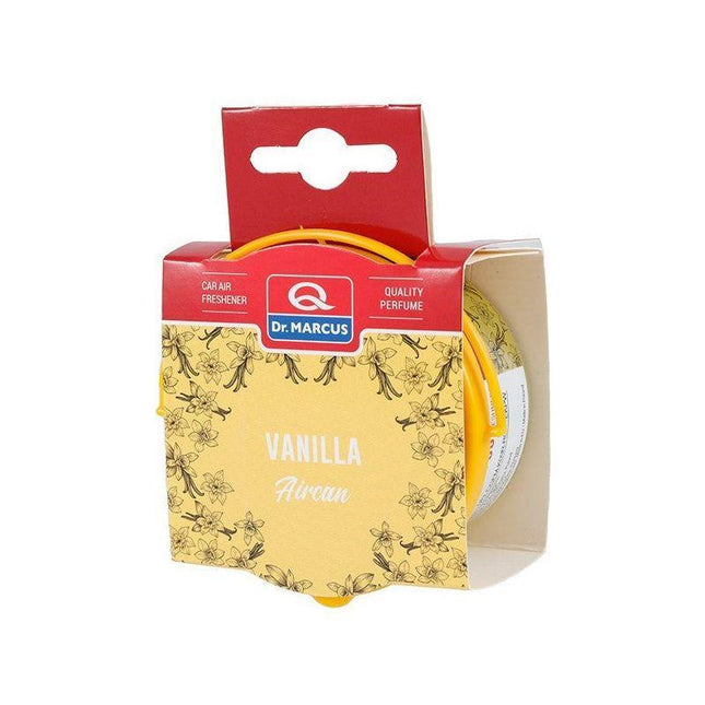 Dr. Marcus Aircan Vanilla luchtverfrisser met neutrafresh technologie - Autogeurtje voor in de auto, thuis of kantoor - Tot 60 dagen geurverspreiding 40 gram