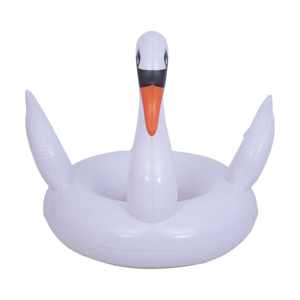 Sunclub Opblaasbare Zwaan Zwemband XXL – Grote Zwemband Voor Zwembad & Strand – Opblaasbare Pool Float Wit – 104 cm