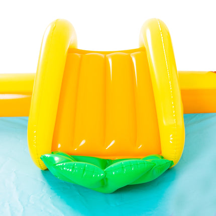 Sunclub Opblaasbaar Kinderzwembad met Glijbaan en Sproeier – Speelzwembad Jungle