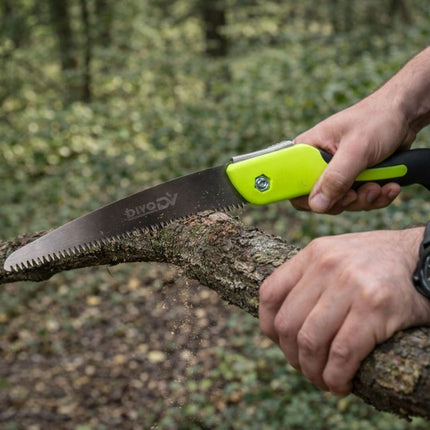Opvouwbare Handzaag 18 cm – Snoeizaag – Takkenzaag – Zaag voor Hout, Takken en Camping – Inklapbaar